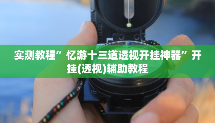 实测教程”忆游十三道透视开挂神器”开挂(透视)辅助教程