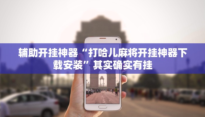 辅助开挂神器“打哈儿麻将开挂神器下载安装”其实确实有挂